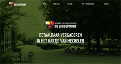 Desktop Screenshot of delindepoort.be